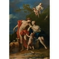 thumbnail image 3 of Jacopo Amigoni 18x24 Black Modern Framed Museum Art Print Titled - Venus and Adonis, 3 of 5