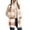 Beige, variant on Girls Fleece Vest Kids Plaid Fuzzy Sherp1 Open Front Shacket Lightweight Sleeveless Jacket Teens Trendy Warm Outwear