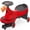 Red, variant on Hurtle Swing Ride On Car, Wiggle Car Toy for Kids, No Pedals, Batteries or Gears, Safe Toddler Ride On Toy with Twist & Go Motion, for Indoor & Outdoor Use, Suitable for Kids Above 2 Years, Black