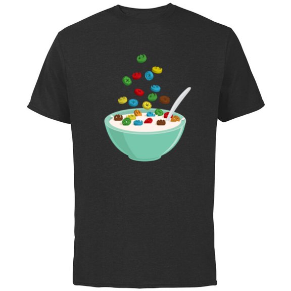 Star Wars Bowl of Cereal - Short Sleeve Cotton T-Shirt for Adults - Customized-Black