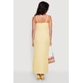 thumbnail image 3 of Women's Textured Knit Ruffle Trim Tiered Midi Dress, 3 of 3