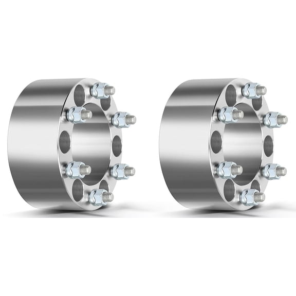 6x5.5 Wheel Spacers Adapters 2.5" Inch Compatible with Chevy Silverado Compatible with GMC Sierra 1500 Set of 2