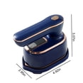 thumbnail image 3 of Fiudx Miniplancha Portátil, Vaporizador de Mano Giratorio de 180°, Suela de Titanio, Diseño Ideal para Viajes, Planchado En Seco y Húmedo, Ideal para Casa y Viajes, Depósito de Agua de 100 Ml, Potenc, 3 of 6