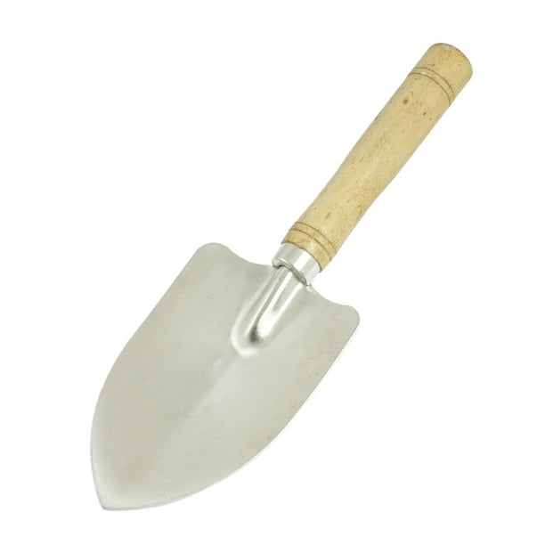Gardening Wooden Handle Trowel Shovel Spade Plant Tool 11.4 Inch