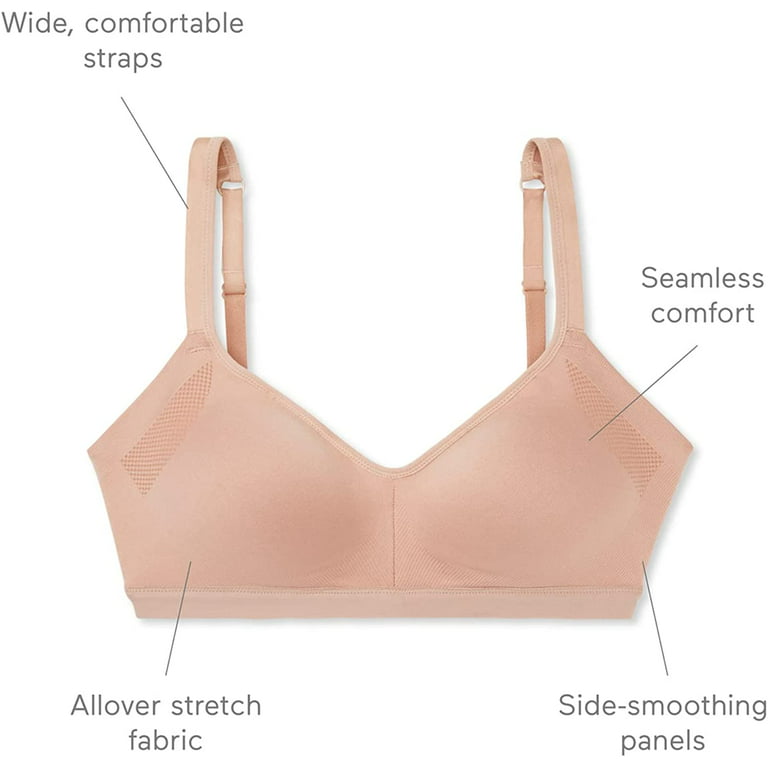 Warner's Women's Easy Does It® Underarm-smoothing With Seamless Stretch  Wireless Lightly Lined Comfort Bra Rm3911a