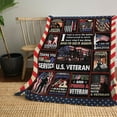 thumbnail image 5 of Female Veteran Gifts, Proud Female Veteran Blanket, Veteran Military Blanket US Veterans Gifts, Soft Warm Blanket Thank You Gifts for Veterans on Veterans Day Female Women Veteran Mom Grandma, 5 of 5