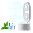 thumbnail image 4 of Boovnll Fan, Double Leaf Spray Water Refrigeration Humidification Fan Ins Desktop Humidifier Desk Fan Office Desktop Dormitory Small Fan, Portable Fan, 4 of 6