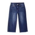 thumbnail image 7 of Dresfit Capri Jeans Womens Raw Hem Frayed Ripped Petite Pants Summer 2026 Denim High Waisted Stretch Y2k Streetwear with Pockets Royal Blue L, 7 of 7