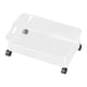 thumbnail image 5 of Organizador de Escritorio Archivador Bajo Mesa Carrito Móvil Caja Contenedor Almacenaje Plástico PP con Ruedas Adecuado para Oficina Biblioteca Aula, 5 of 7