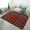 color-4, variant on Red Colored Diamond Grid Carpet Style Living Room Bedroom Rug Modern 3d Entry Door Mats Household