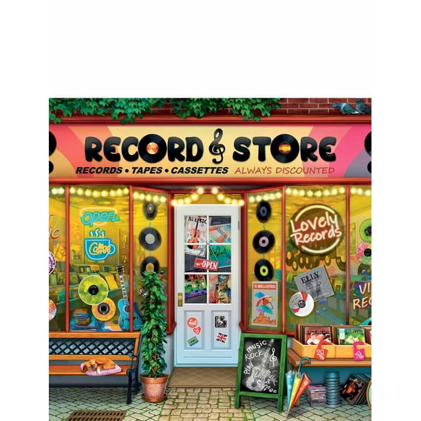 Rompecabezas Ravensburger, vinilo vintage, 1000 piezas, para adultos
