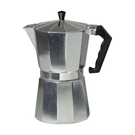 Espresso Maker, 12-Cup, Espresso maker efficiently and quickly makes Espresso on stovetop; handle resists heat By Home