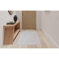 thumbnail image 5 of Mainstays Modern Contemporary Pattern Textured White, Machine Washable Accent Scatter Mat 2X3, Ideal for Hallway, Bedroom, Kitchen, and Laundry Room, 5 of 5
