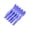 indigo, variant on Duck Billed Clips, Hair Sectioning Clips with Silicone Band, Alligator Curl Hair Clips with Holes, No Crease Duck Billed Clips for Styling, Cutting - Color I
