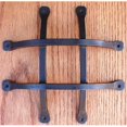 thumbnail image 1 of Agave Ironworks GR009-04 Calandre Carrée à Queue Plate Bronze Foncé, 1 of 1