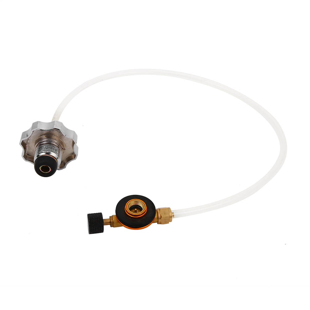 Mgaxyff Flat Gas Cylinder Coupler, Gas Tank Connector,Outdoor Camping