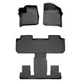 thumbnail image 1 of SMARTLINER Custom Fit Floor Mats 3 Row Liner Set Black for 2018-2019 Chevrolet Traverse with 2nd Row Bucket Seats, 1 of 9