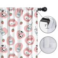 thumbnail image 4 of Blackout Kids Curtains,Pink Cow Milk Strawberry Pattern Childrens Insulated Curtains Set Of 2,Bedroom Essentials,Toddler Room Decor 42x84in(106x213cm), 4 of 5