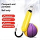 thumbnail image 3 of Two-Way Mini Ball Pump Football Basketball Volleyball Toy Black, 3 of 5