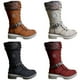 thumbnail image 3 of Zapatos De Invierno Para Mujer, Botas, Botines, Botas Impermeables Para Exteriores, Botas De Media Pantorrilla, Botas De Punta Redonda De Tacón Bajo, Botas De Punta Redonda Para Mujer sonducket AP006543-19, 3 of 6