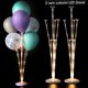 thumbnail image 3 of 1/2 juego de soporte para globos de látex, soporte para globos, columna, globos metálicos, suministros de decoración para fiestas de cumpleaños infantiles y bodas, 3 of 5