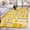 Yellow, variant on 3'x5' Area Rugs, Abstract Yellow Indoor Outdoor Area Rug for Living Room Bedroom, Geometric Color Block Minimalist Washable Bathroom Rugs Kitchen Floor Carpet Mats Home Decor Aesthetic