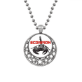 thumbnail image 1 of Collier Pendentif Scorpion Insectes Naturels Robustes Lune Rétro Étoiles Bijoux, 1 of 3
