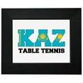 thumbnail image 1 of Kazakhstan Table Tennis - Olympic Games - Rio - Flag Framed Print Poster Wall or Desk Mount Options, 1 of 5