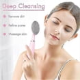 thumbnail image 4 of Facial Cleansing Brush, Electric Face Cleansing Brush With 5 Adjustable Speed, Ipx6 Waterproof Silic 26-27s, 4 of 5