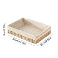 thumbnail image 3 of Dvumao Vines Woven Storage Basket, Polyester Clothing Storage Basket, Multi-Purpose Storage Tray, 3 of 7