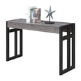 thumbnail image 3 of Pemberly Row Table Console Moderne en Bois Gris Vieilli et Métal, 3 of 7