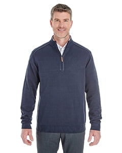 quarter zip over button down
