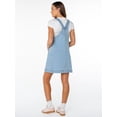 thumbnail image 4 of Celebrity Pink Women's and Women's Plus Pinafore Dress, Sizes XS-4X, 4 of 5