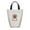 White-7.9x3.5inch, variant on Holloyiver Lunch Bag, Insulated Lunch Bag for Women Men, Foldable Adult Lunch Tote Bag with Internal Pocket for office worker/School/Night Shift/Picnic Black