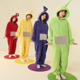 thumbnail image 4 of Teletubbies Pyjama une Pièce Adulte Épaissi en Polaire Corail Rouge, 4 of 5