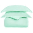 thumbnail image 5 of Full Size Duvet cover Set - 3 Piece - 1800 thread count Duvet cover set with 2 shams - Extra Soft - Easy Fit - Breathable & Cooling Cover - Wrinkle Free - Comfy – zipper closure Aqua, 5 of 6