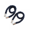 thumbnail image 1 of 2 Pack Strong Magnetic Curtain Tiebacks Modern Simple Style Drape Tie Backs Convenient Decorative Weave Rope Curtain ( Navy Blue) M01, 1 of 6