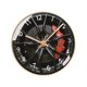 thumbnail image 5 of Reloj de pared con motivo de rueda - Decoración de pared tranquila para colgar - Decorativo, F, 5 of 9