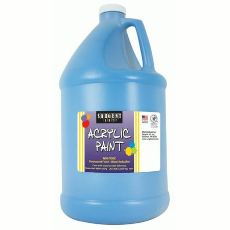 UPC: 0042229227615 | Sargent Art® Acrylic Paint Turquoise 64 oz. Bottle (Half Gallon)