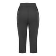 thumbnail image 5 of Leggings For Women High Waisted Cutout Yoga Capris Lightweight Cozy Cropped Solid Soft Pajams Womens Pants, 5 of 6