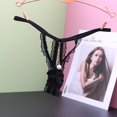 thumbnail image 2 of TrowBridge-bragas transparentes para mujer, ropa interior de encaje, tangas de entrepierna abierta, lazo dulce, lencería Sexy, Tanga erótico con cuentas, parte trasera en T, 2 of 4