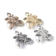 thumbnail image 4 of Rongfmy 4x Alloy Flower Crystal Flatback Craft Button for Phone Case Decoration 30mm, 4 of 9