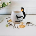 thumbnail image 5 of ChicYu Dachshund Ceramic Mug Funny Dog-Shaped Coffee Cup Cute Drinkware Tea Cup for Home Office Kitchen Coffee Lovers Gift, 5 of 5