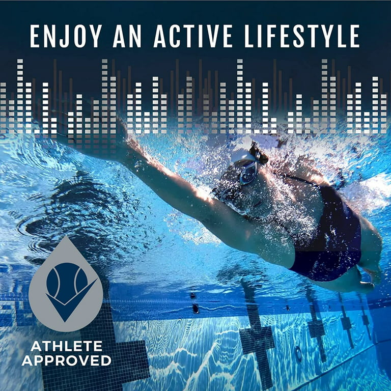  H2O Audio Sonar IPX8 - Auriculares Bluetooth de conducción ósea  con reproductor de MP3 - Auriculares inalámbricos y abiertos impermeables  para natación, actividades subacuáticas, deportes, entrenamientos :  Electrónica