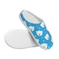 thumbnail image 3 of Picia Cute Polar Bear for Women's Lamb-hug Comfy Fleece House Slippers Memory Foam, Slip-on House Shoes Indoor Outdoor-40/41, 3 of 7