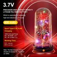 thumbnail image 2 of Mothers Day Rose Gifts for Mom, Galaxy Glass Rose Forever Eternal Crystal Flower Light Up Rose in Glass Dome with Butterfly Mother’s Day Birthday Gifts for Women Mom Wife Grandma Daughter Colorful, 2 of 10