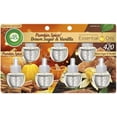 thumbnail image 1 of Air Wick Plug in Scented Oil Refill, 7ct, Pumpkin + Brown Sugar Mixed Pack, Fall Scent, Essential Oils, Air Freshener, 1 of 4