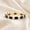 Rose Plated, variant on Marquise Cut Black Onyx & Round Diamond Full Eternity Band Ring, 925 Sterling Silver Yellow Gold Plated Proposal Ring, Handmade Jewelry, Gift For Her