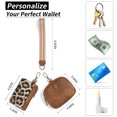 thumbnail image 6 of KALUNMA Zip Around Wristlet Wallets for Women Detachable Dual Pouch Mini Coin Purse with Coin Pocket, 6 of 7