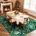 thumbnail image 3 of Moynesa 8'x10' Christmas Area Rug for Living Room, Large Rug Xmas Tree Modern Rug Kitchen Rug Washable Rug Non Slip Moroccan Carpet Holiday Decor Soft Accent Rug for Bedroom Dining Room, Green, 3 of 13
